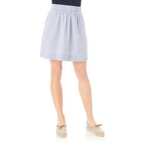 GH BASS Kaley Skirt Blue Stripe Sapphire